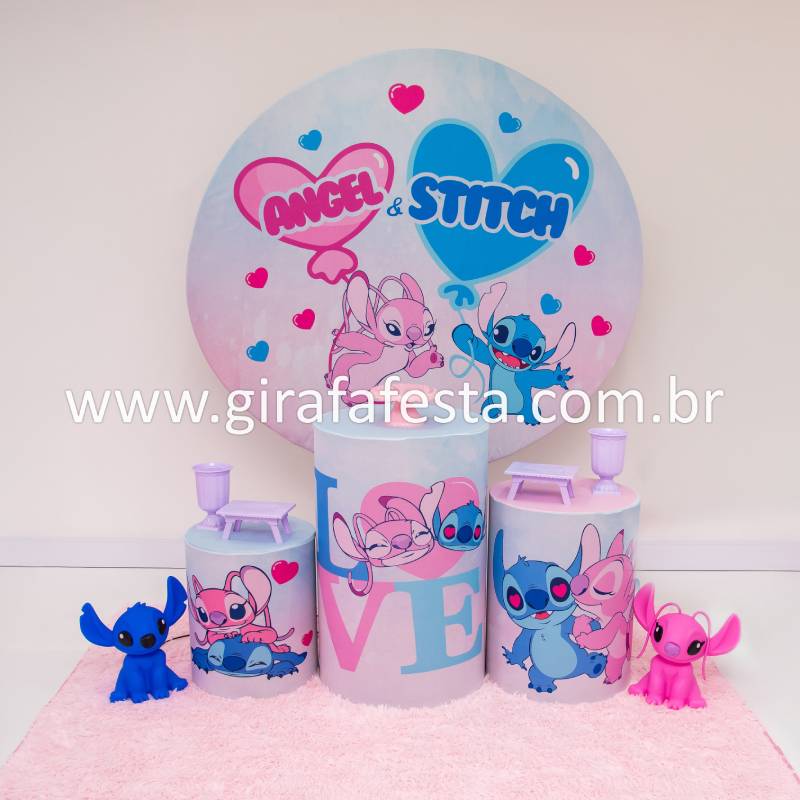 PEGUE E MONTE ANGEL E STITCH