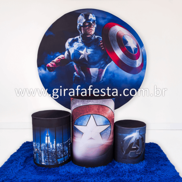 PEGUE E MONTE CAPITÃO AMERICA