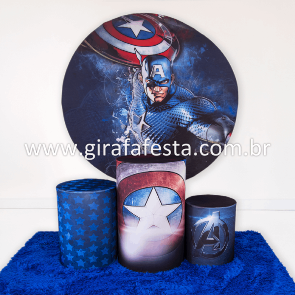 PEGUE E MONTE CAPITÃO AMERICA