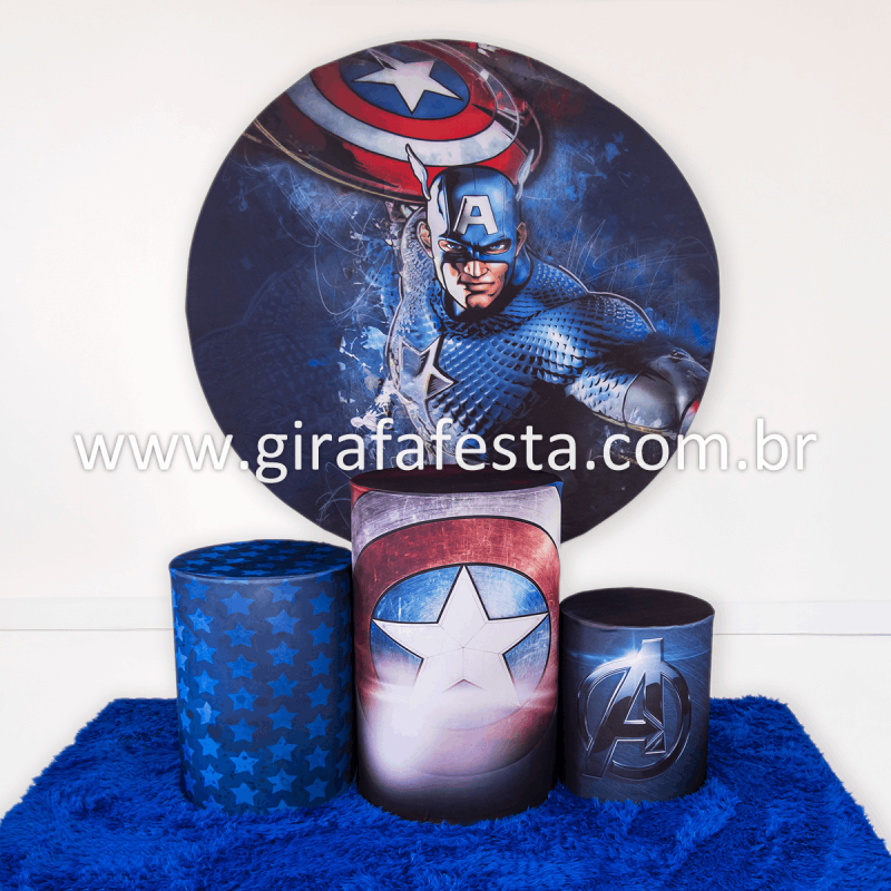 PEGUE E MONTE CAPITÃO AMERICA