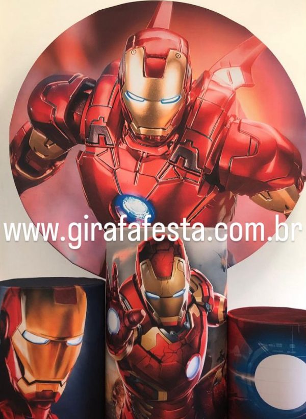 PEGUE E MONTE HOMEM DE FERRO VERMELHO
