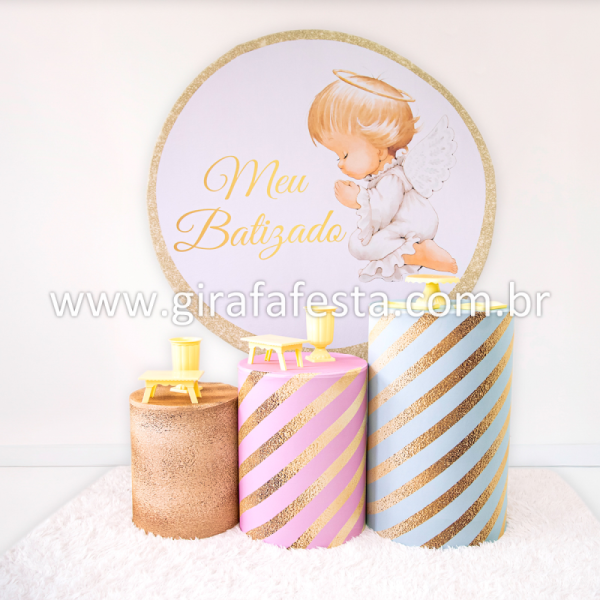 LOCAÇÃO DE DECORAÇÃO PEGUE E MONTE MEU BATIZADO