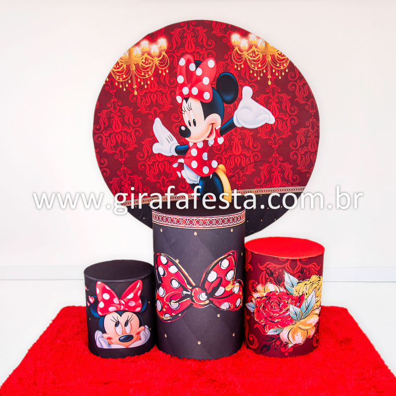 LOCAÇÃO DECORAÇÃO MINNIE PEGUE E MONTE PERTO DE VOCÊ